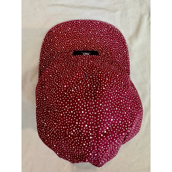 OBEY Dark Red Adjustable Cap with Micro-Dots - Picture 4 of 7
